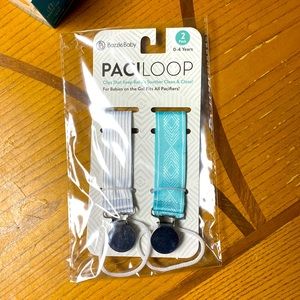 Basslet baby, fits all pacifiers! My son never used still in packaging!